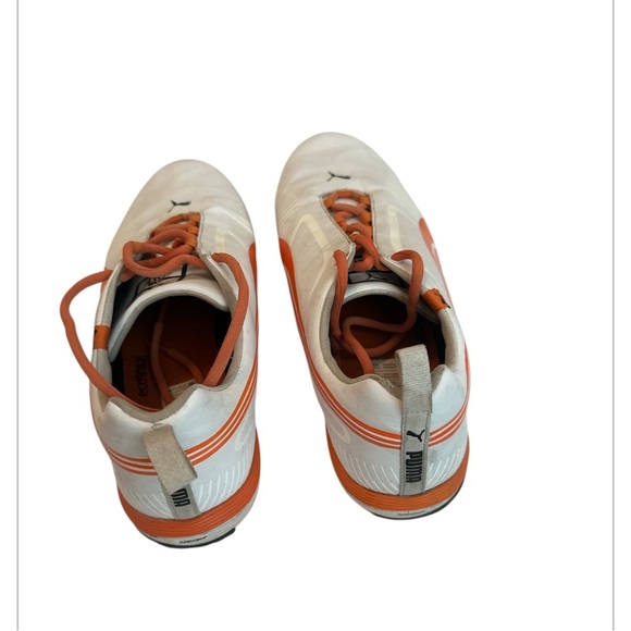 Men’s White/Orange Puma faas Golf shoes size US 11. - Picture 3 of 7